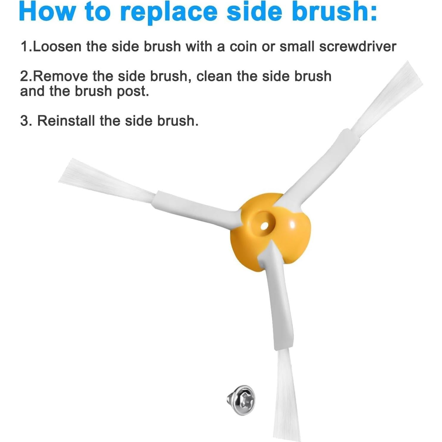 Kit de Cepillos Laterales EEEKit para iRobot Roomba 500 600 700