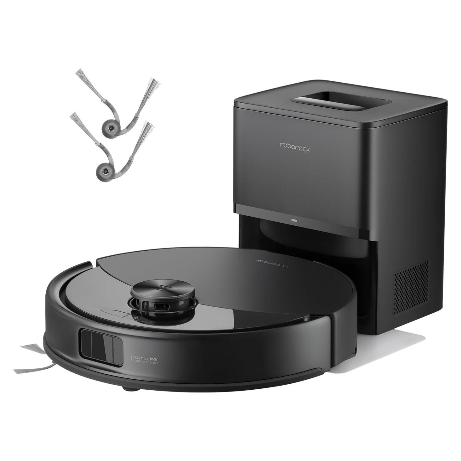 Robot Aspirador y Mopa Roborock Q10 S5+ Negro con Cepillos Antienredos