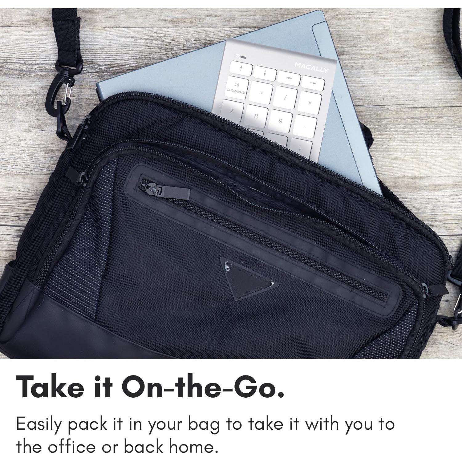 Teclado Numérico USB C Macally UCNUMKEY22 Plata 22 Teclas