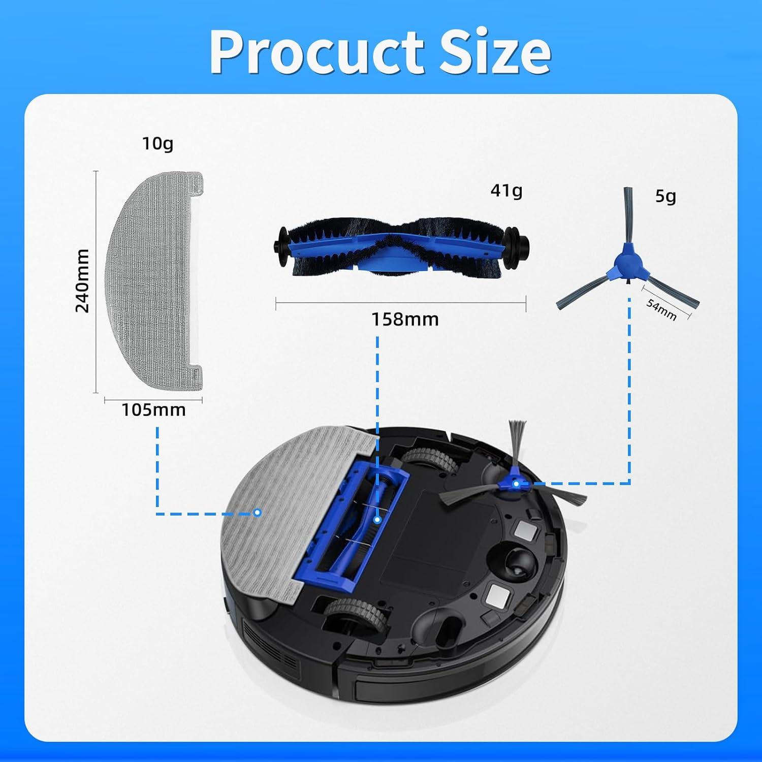 Kit de Repuestos Eufy G40/G40 Hybrid+ - Cepillos y Paños
