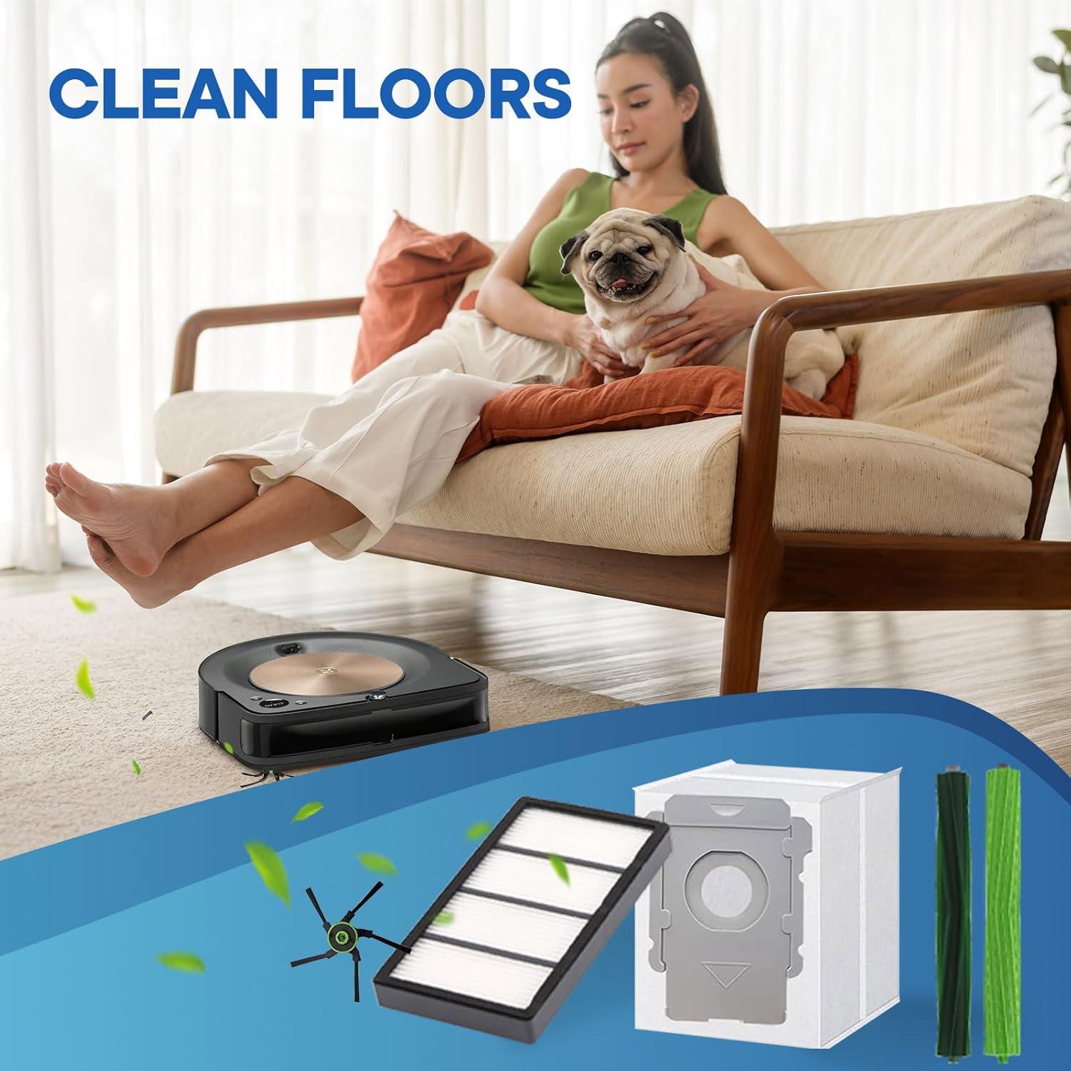 Paquete de Accesorios para iRobot Roomba S9 MIXEAL - 28 Piezas