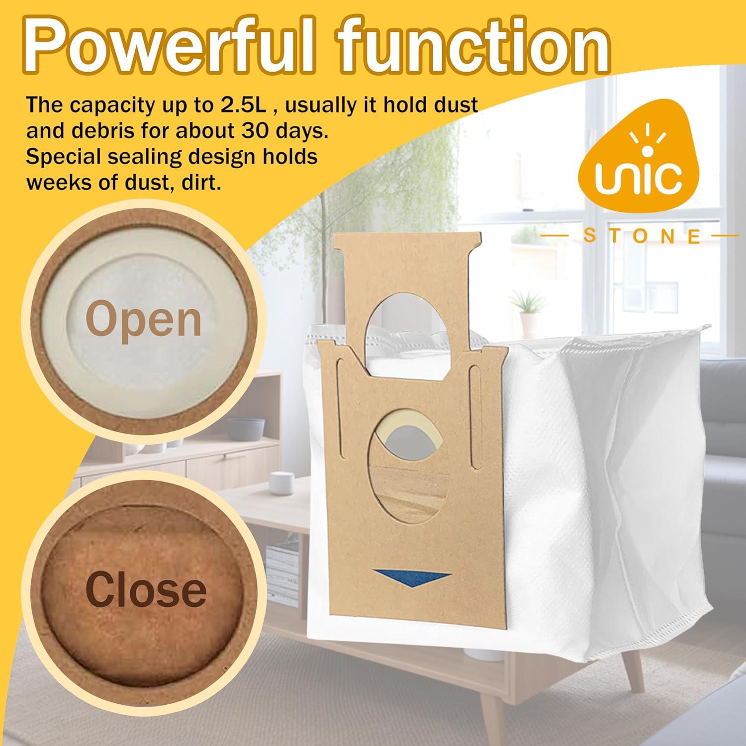 Bolsas de Repuesto Unikstone para Ecovacs T8 y Yeedi 2.5L