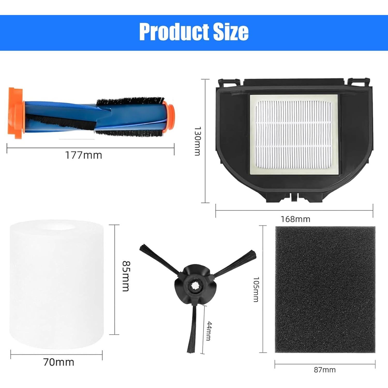 Piezas de Repuesto Shark AV2310AE - 14 Accesorios HEPA y Rodillo