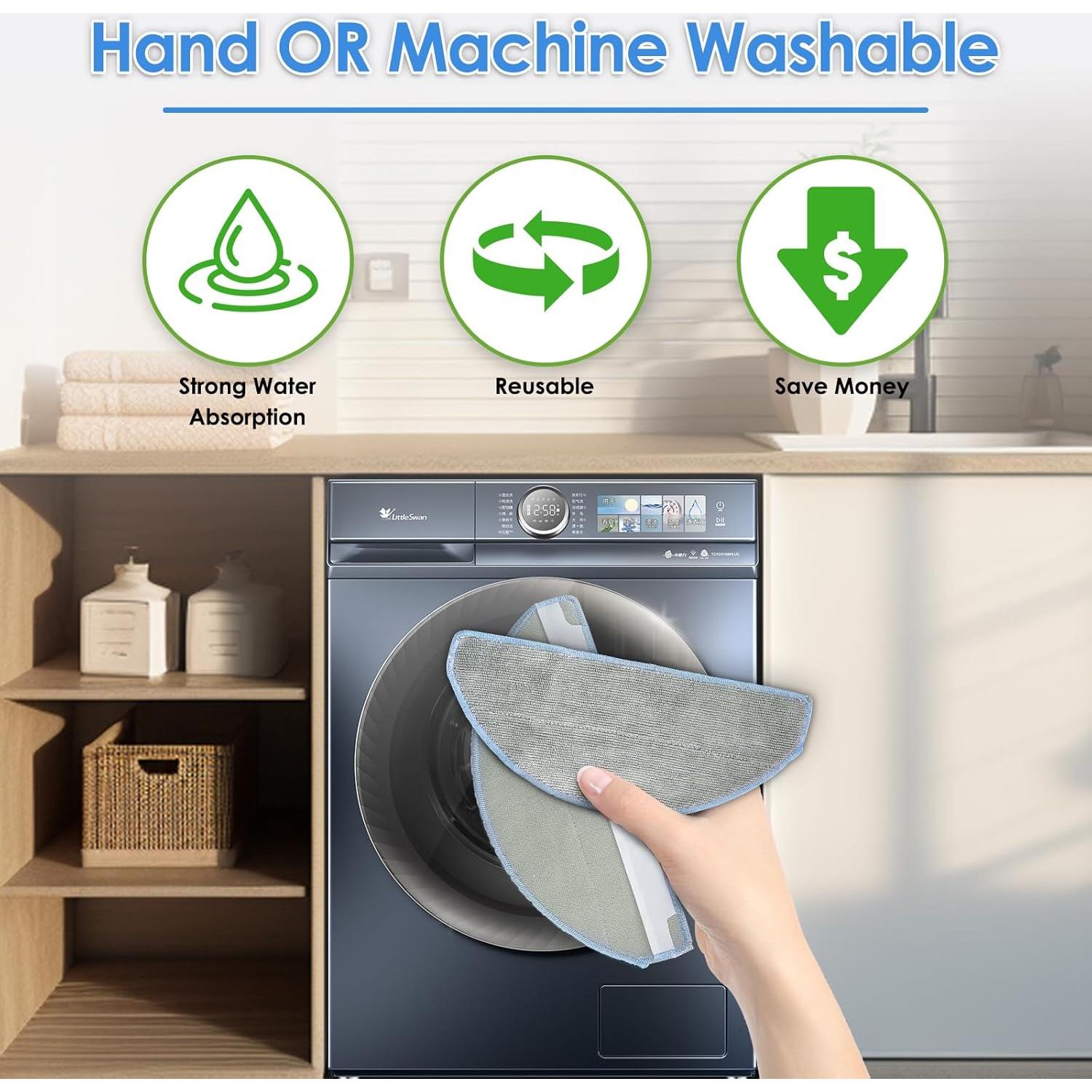 6 Almohadillas de Mopa COWINORY para iRobot Roomba Y0140