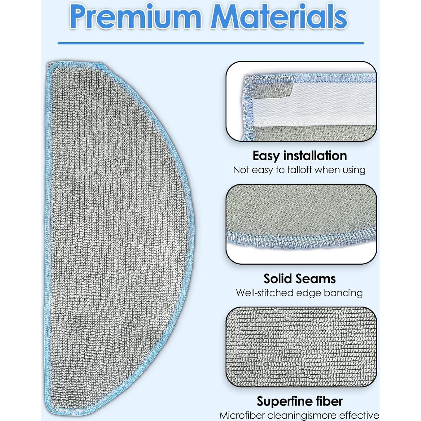 6 Almohadillas de Mopa COWINORY para iRobot Roomba Y0140