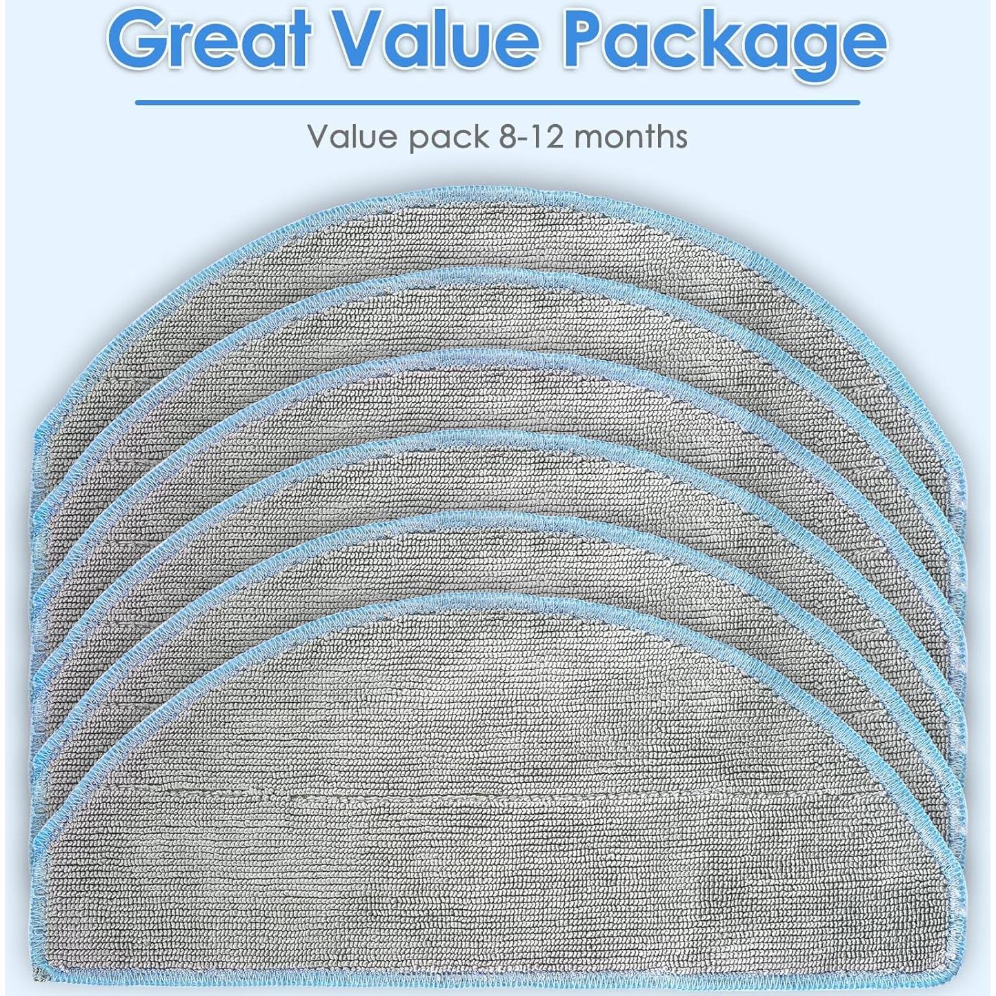 6 Almohadillas de Mopa COWINORY para iRobot Roomba Y0140