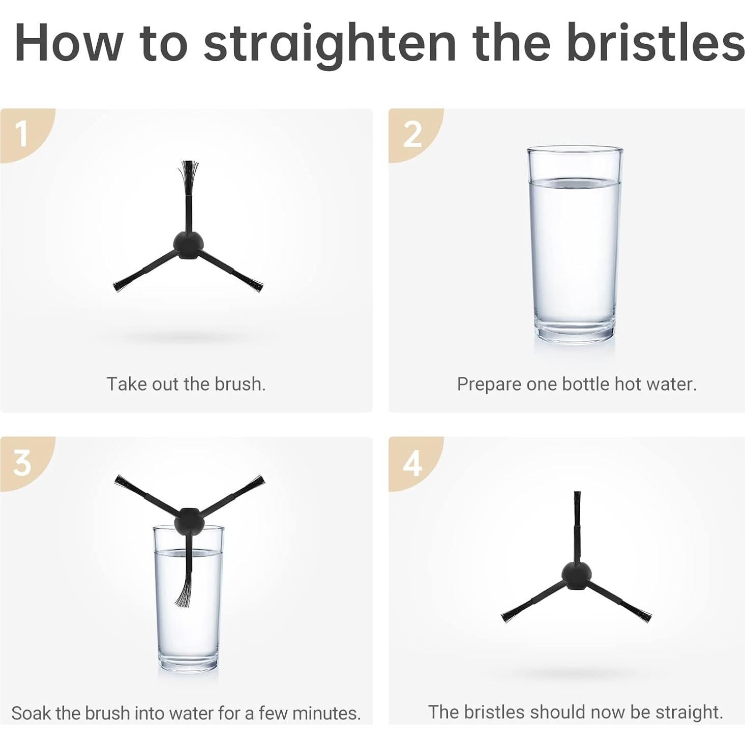 Cepillo Lateral DREAME para Aspiradora Robot D10 Plus/D9 Max