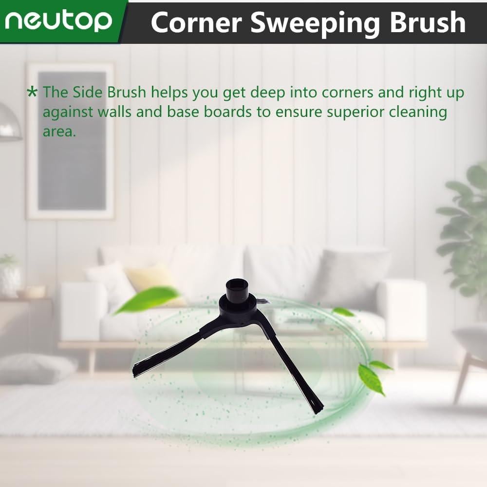 Cepillos Laterales Neutop para Ecovacs Deebot X2 - Paquete de 9