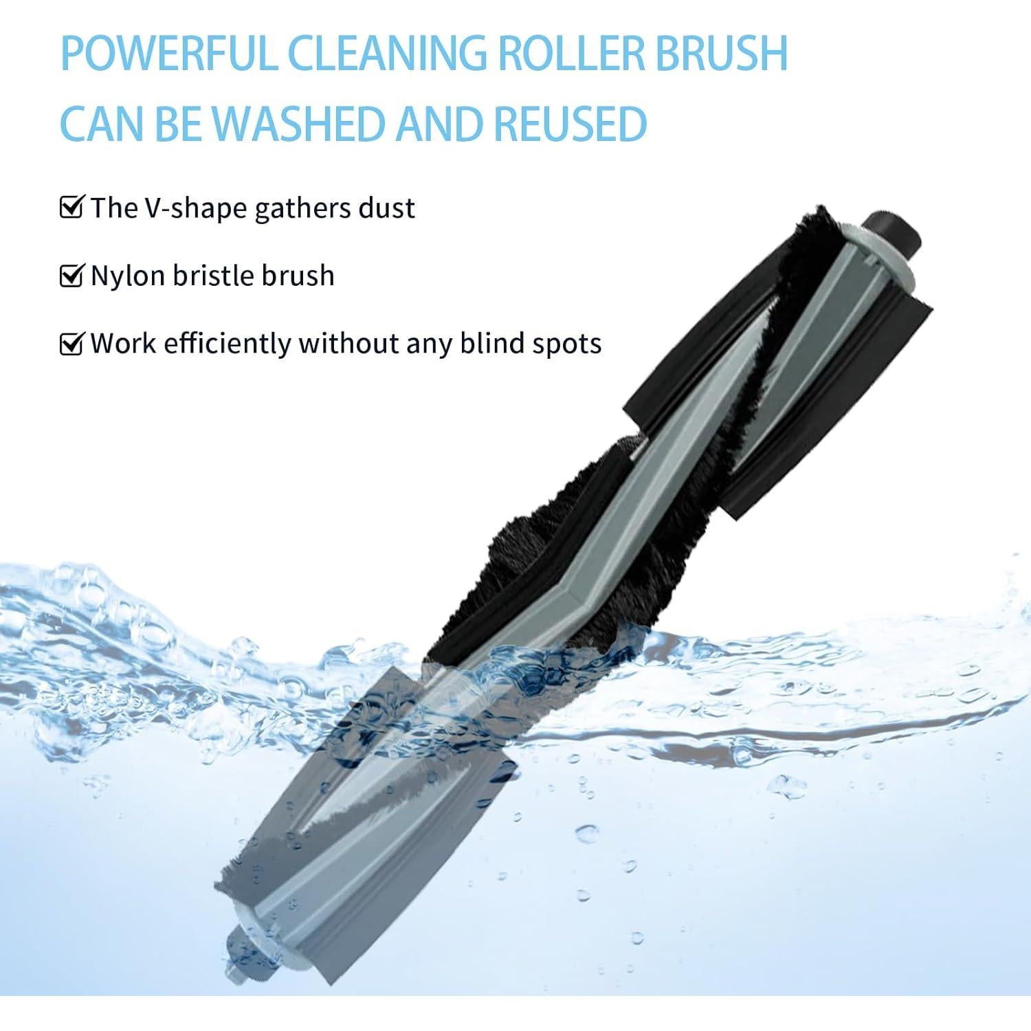 Repuestos Aerqvix para ECOVACS DEEBOT X2 Omni - 4 Paños, 4 Filtros, 2 Cepillos