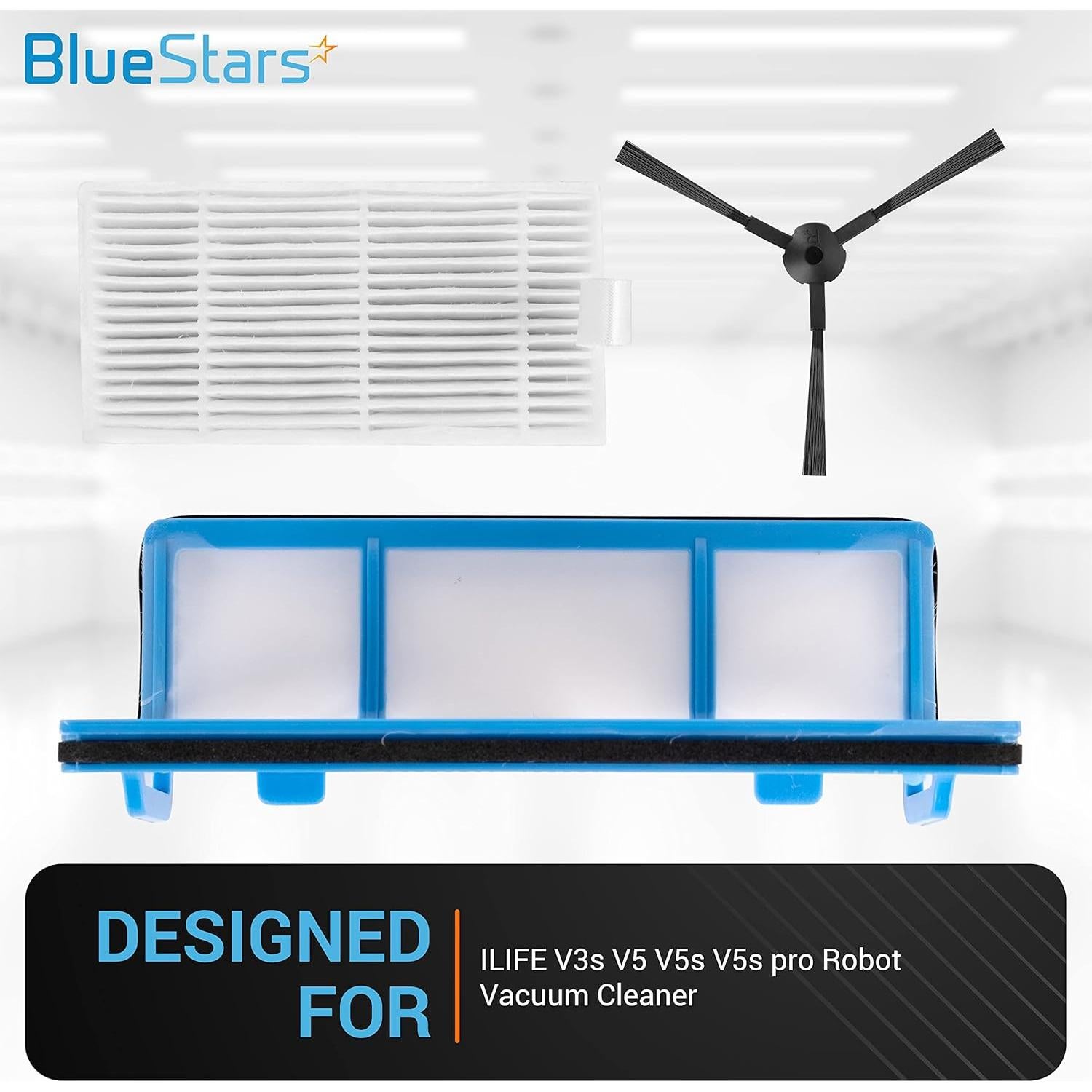 Kit de Repuestos BlueStars para Aspiradora Robot ILIFE V3 V3s V5 V5s pro