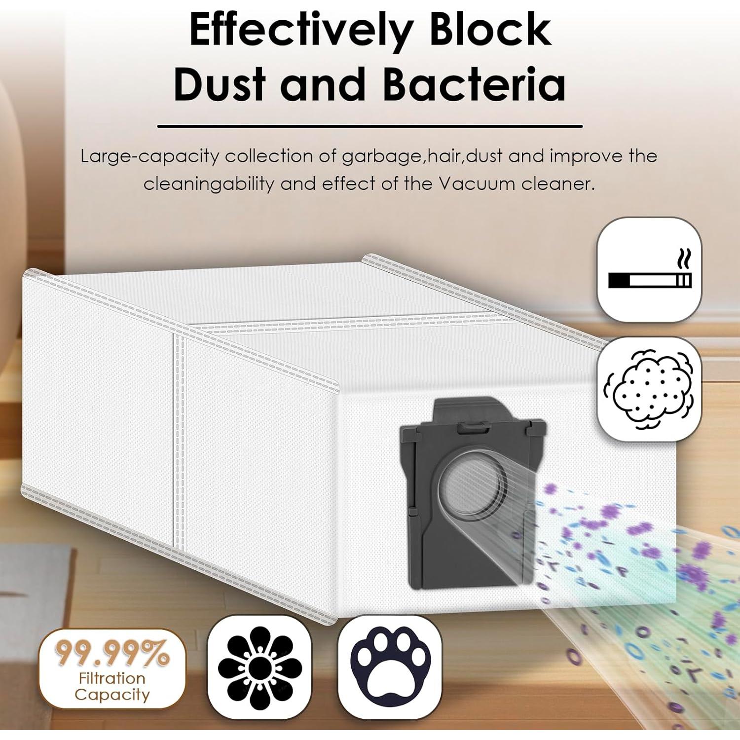 Bolsas de Polvo de Reemplazo LemonRunRun P50 Pro Ultra - 12 Piezas