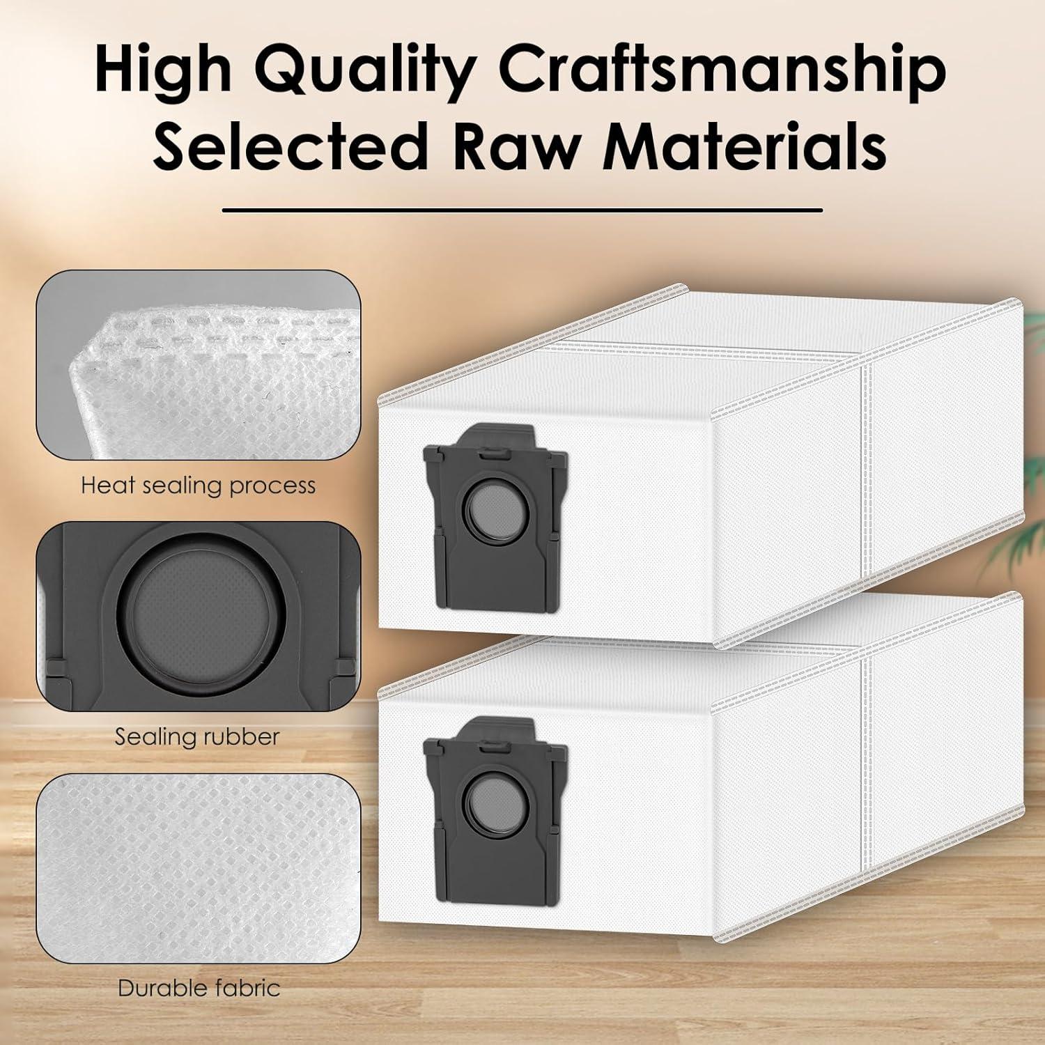 Bolsas de Polvo de Reemplazo LemonRunRun P50 Pro Ultra - 12 Piezas