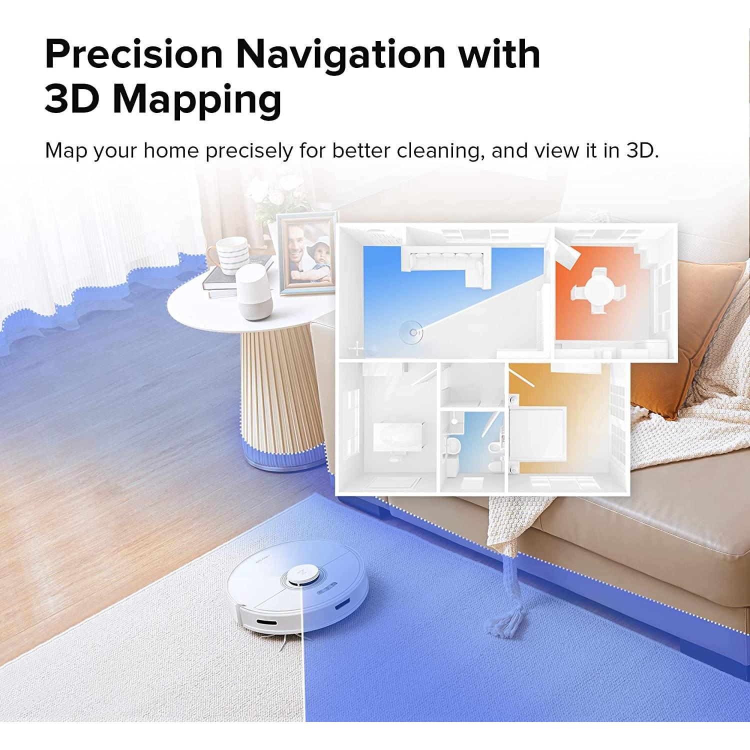 Aspiradora Robot Roborock Q7 Max 4200 Pa con Limpieza Húmeda