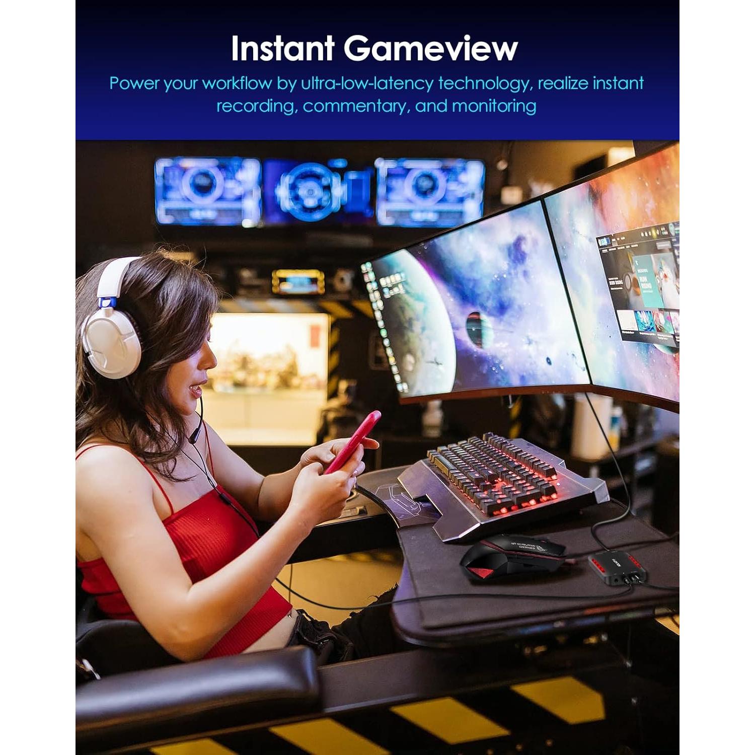 Tarjeta Captura Video LENTION V90 1080p HDMI USB 3.0