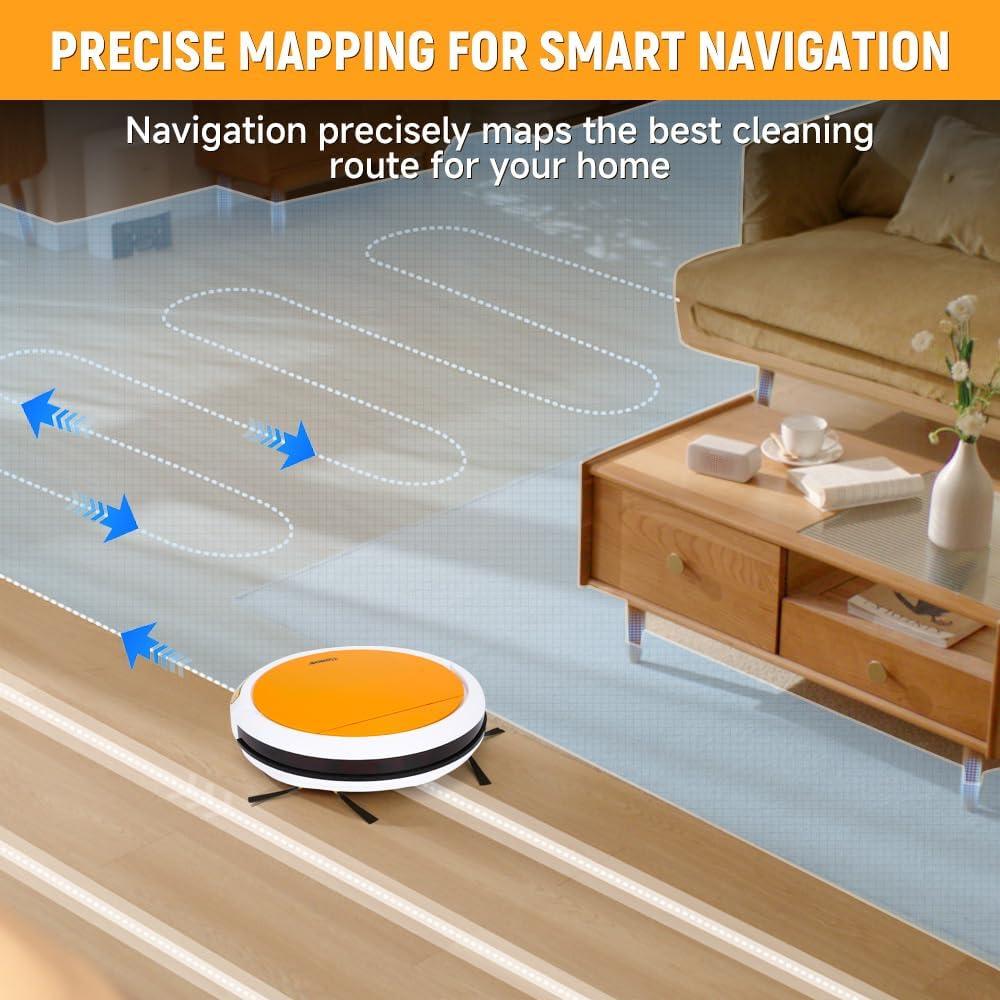 Aspiradora Robótica Hoteche P805580A 1000PA 450ML Automática