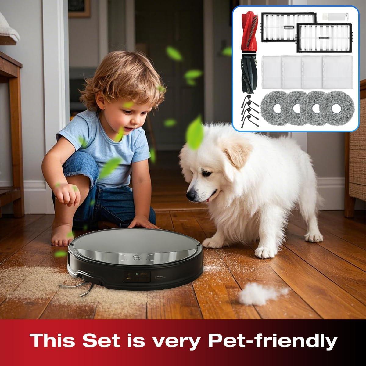 Kit de Reemplazo 16 Piezas Home Times para Roborock Saros 10R