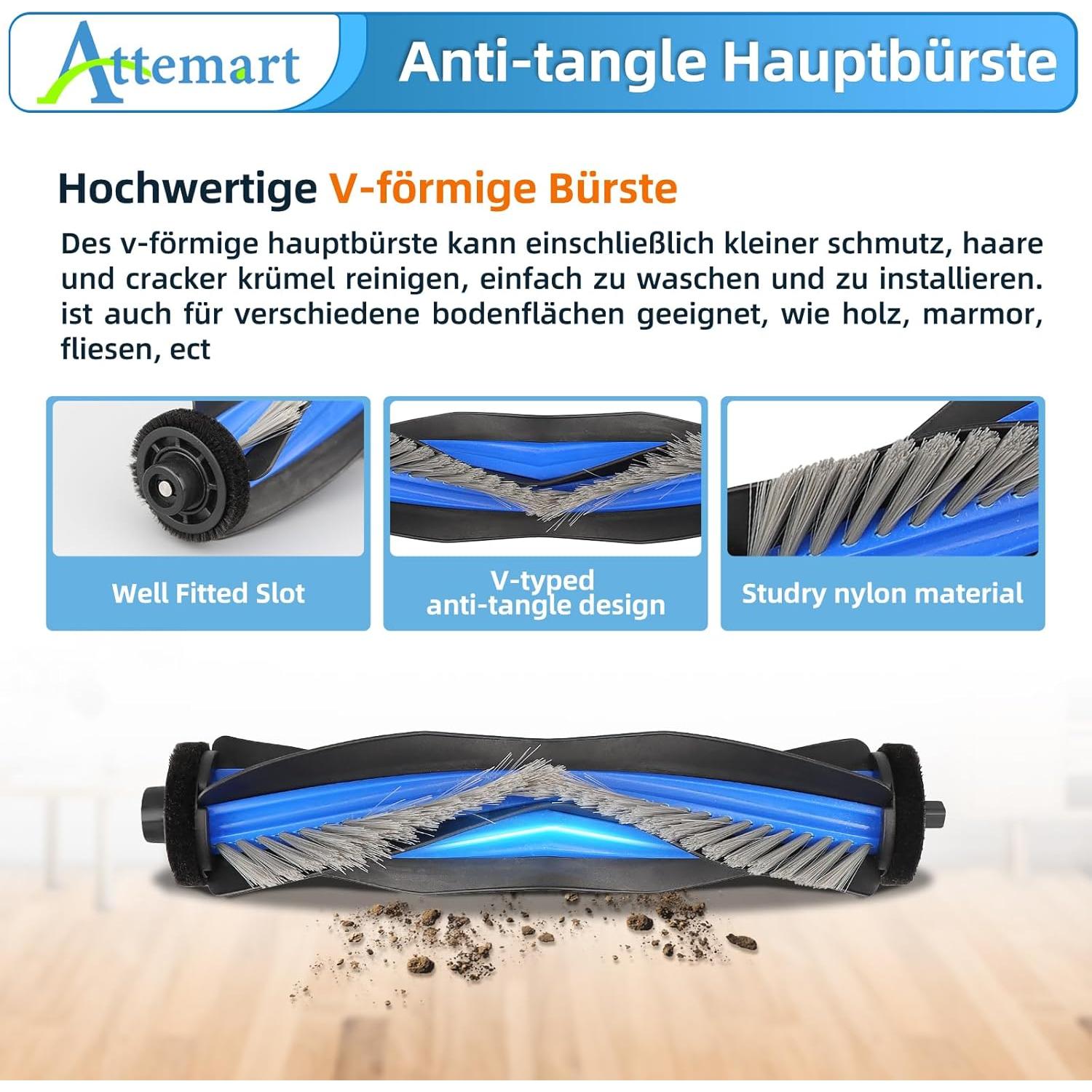 Kit de Accesorios Attemart para Ecovacs Deebot N30 Pro Omni