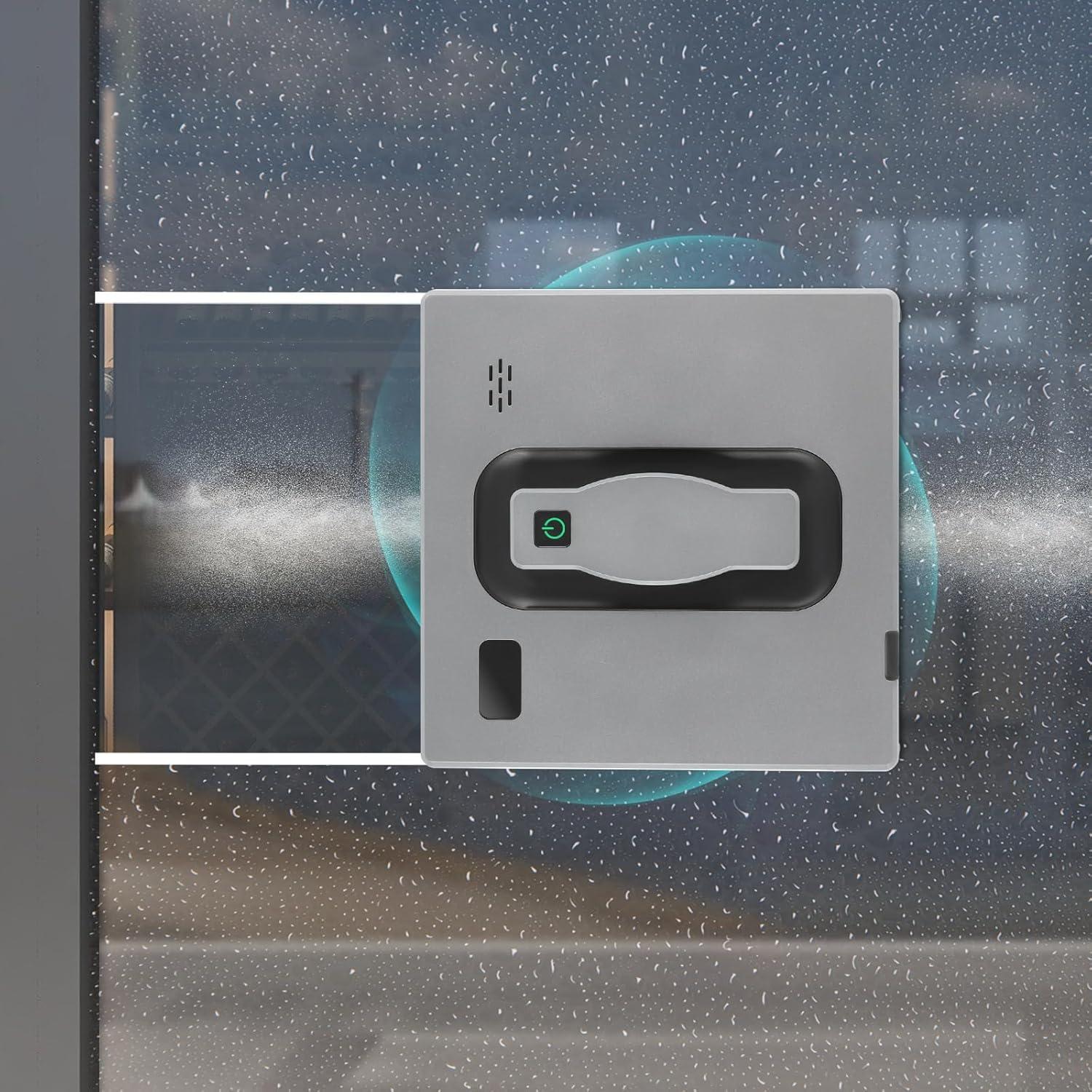 Window Cleaning Robot, Robot Window Cleaner with Intelligent Control/APP Control, Automatic Windows Vacuum Cleaner with 3 Cleaning Mode for Homes, Office Buildings, 1.69Oz Water Tank Capacity