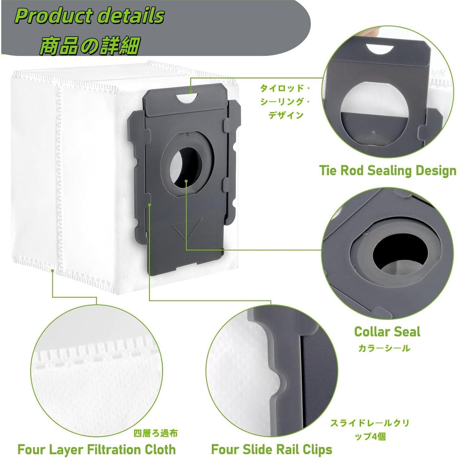 Paquete de 12 bolsas de vacío JoyBros para iRobot Roomba