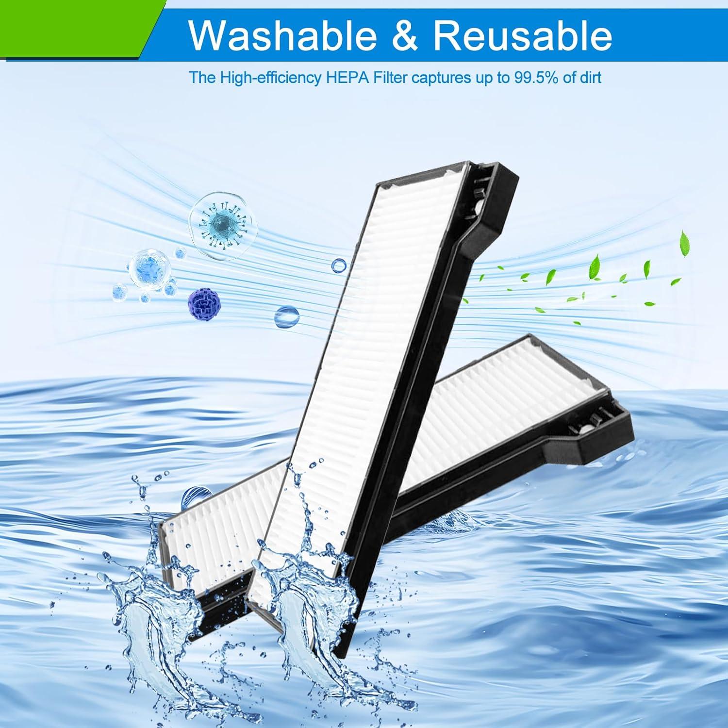 Kit de Repuestos Eufy X10 Pro Omni - 11 Piezas, Filtros y Mopas