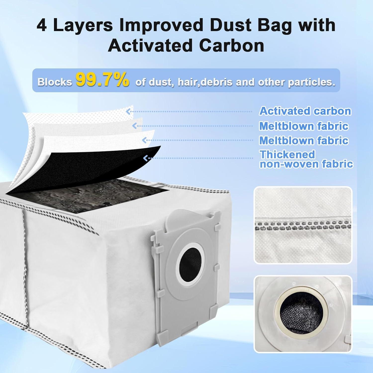 21 Piezas Accesorios Repuestos Ecovacs X8 Pro / Yeedi S14 Plus