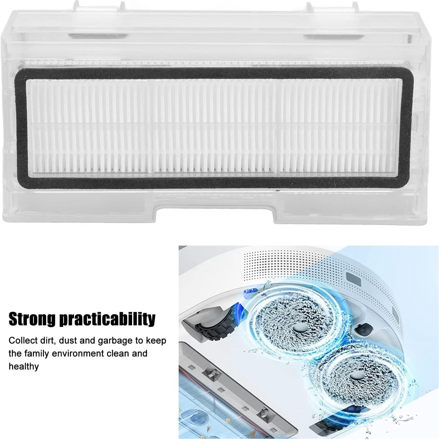 Cubo de Polvo HEEPDD para Aspiradora Robot Dreame W10/W10 Pro