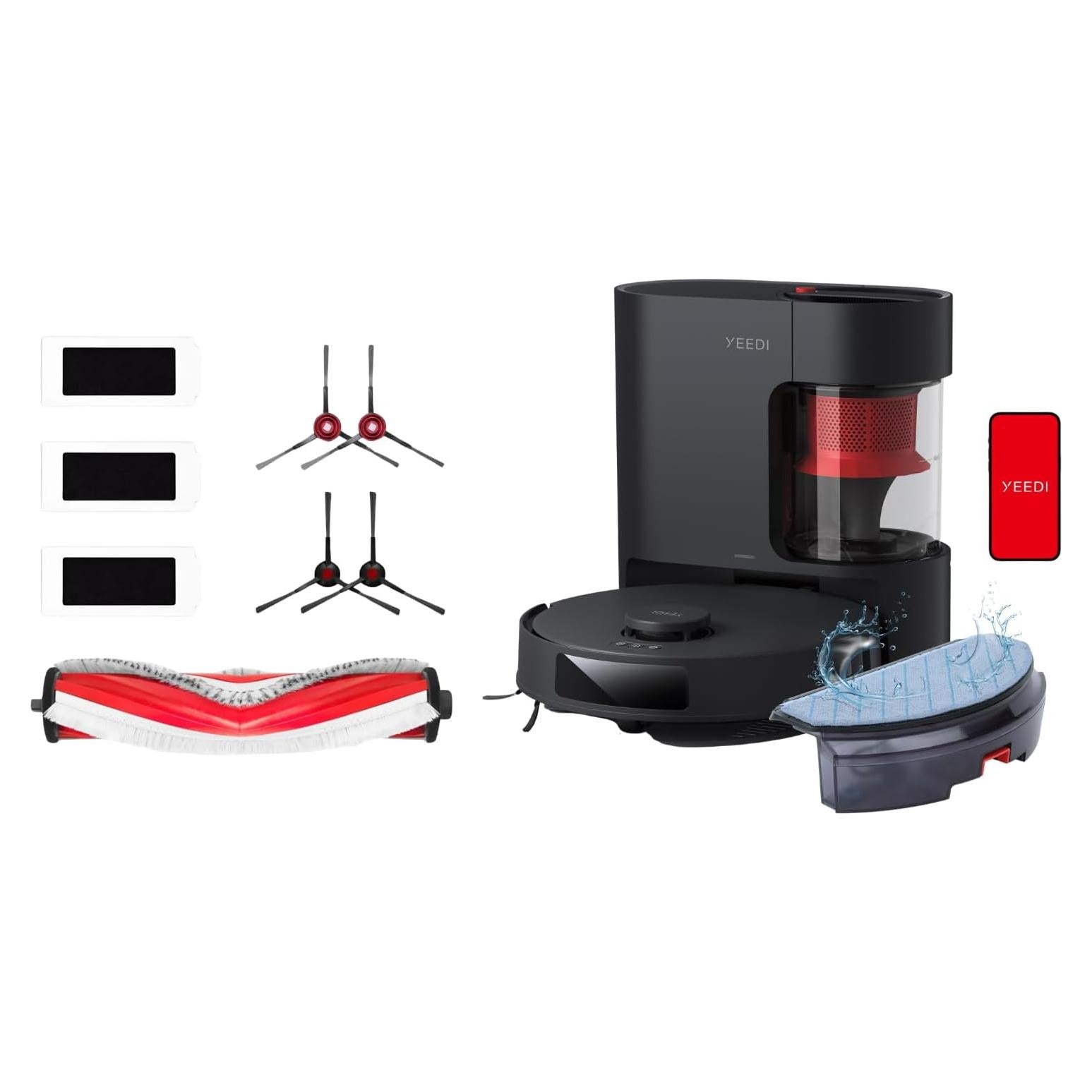 Aspiradora Robot Yeedi C12 PRO Plus con Fregado y Kit Buddy