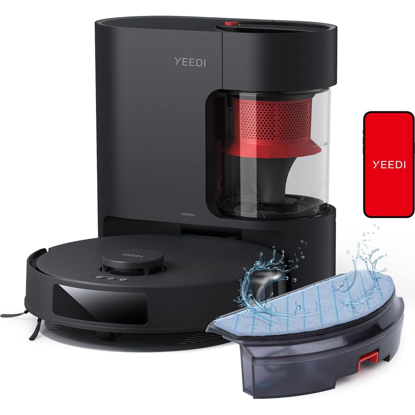 Aspiradora Robot Yeedi C12 PRO Plus con Fregado y Kit Buddy