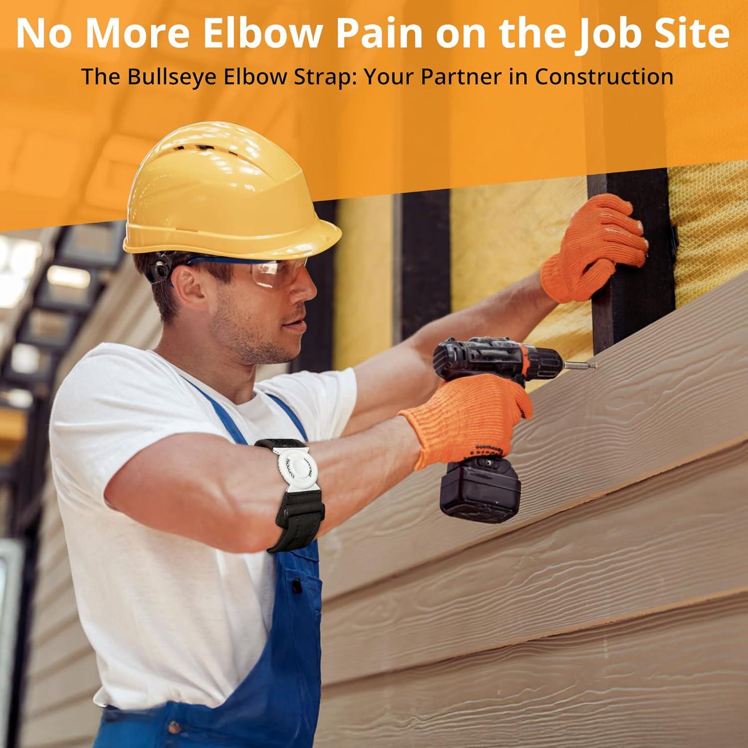 Faja de Codo Bullseye L/XL - Compresión para Alivio de Dolor