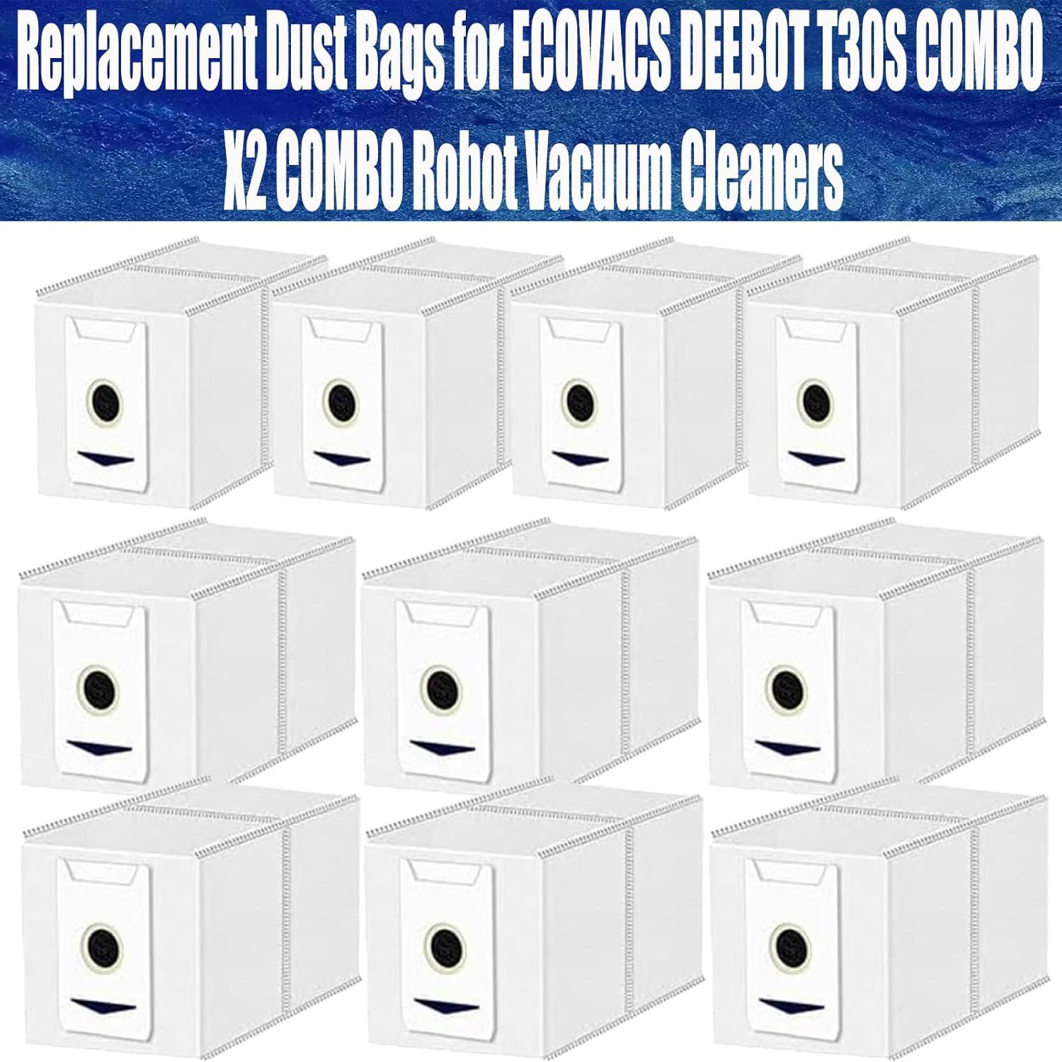 Bolsas de Polvo de Reemplazo FZCSZJFR para ECOVACS DEEBOT T30S COMBO - 10 Unidades