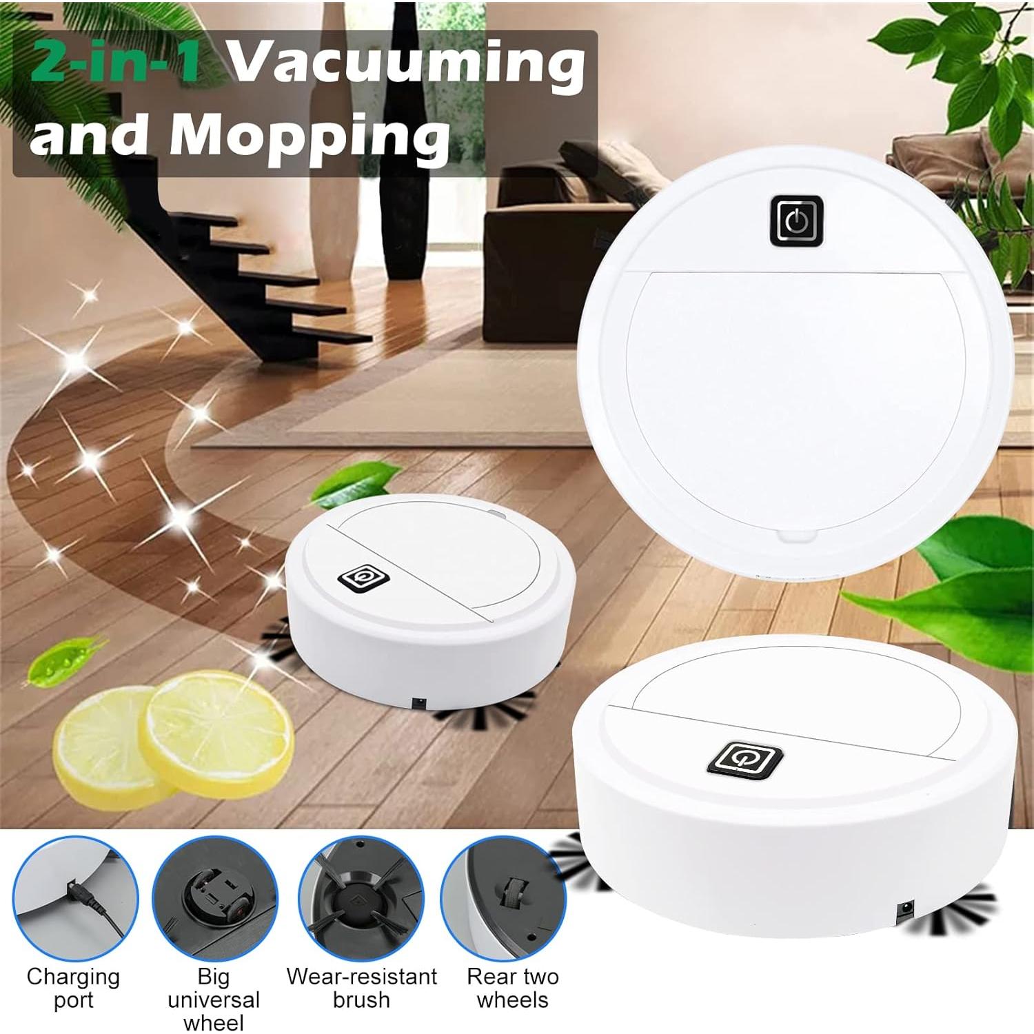 Aspiradora Robot GoEcobox 2 en 1 Blanca 1500Pa 90min