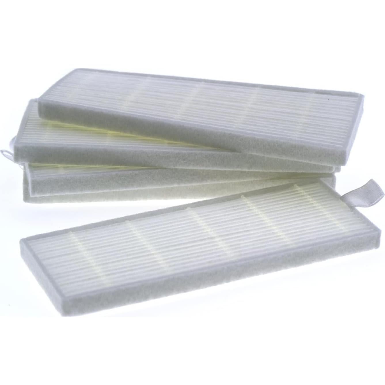 Replacement Parts for ILIFE V3 V3s V5 V5s Pro V50 V55 Robotic Vacuum Cleaner Accessories Kit, 6Pairs Side Brushes & 4 Filters