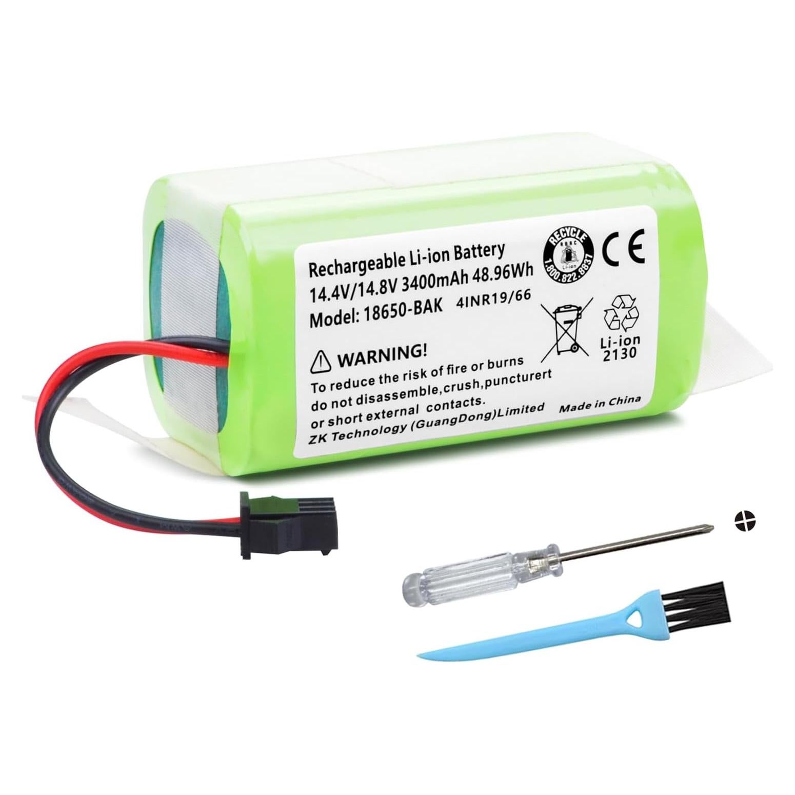 Batería de Reemplazo 3400mAh Lefant M210 M210B M213 Aspiradora