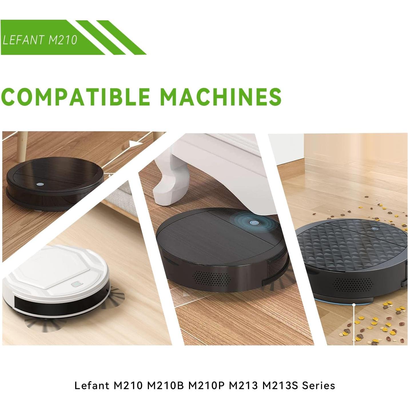 Batería de Reemplazo 3400mAh Lefant M210 M210B M213 Aspiradora