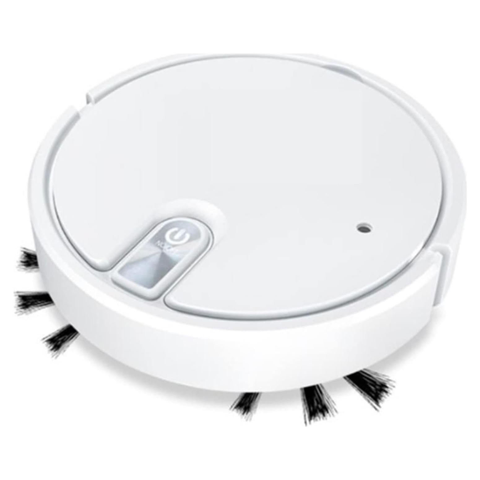 xcq Vacuums 5-in-1 Wireless Smart Robot Vacuum Cleaner Multifunctional Super Quiet Vacuuming Mopping Humidifying for Home Use (Color : Black) (White)