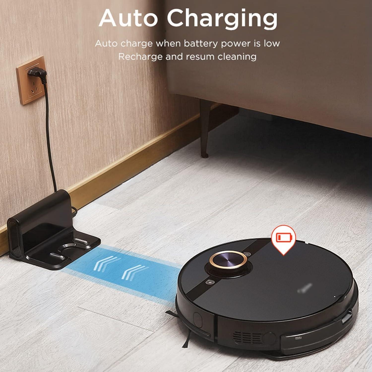 Aspiradora Robot Rwlre 4000Pa Succión 5200mAh Control App