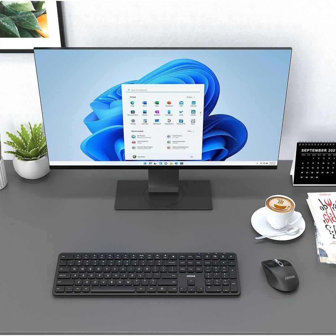 Teclado Inalámbrico Arteck USB 2.4G Completo con Numérico