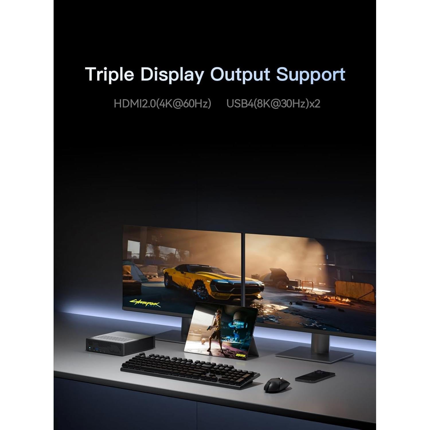 MINISFORUM MS-01 Mini PC Core i9-13900H 2xUSB4 1xHDMI