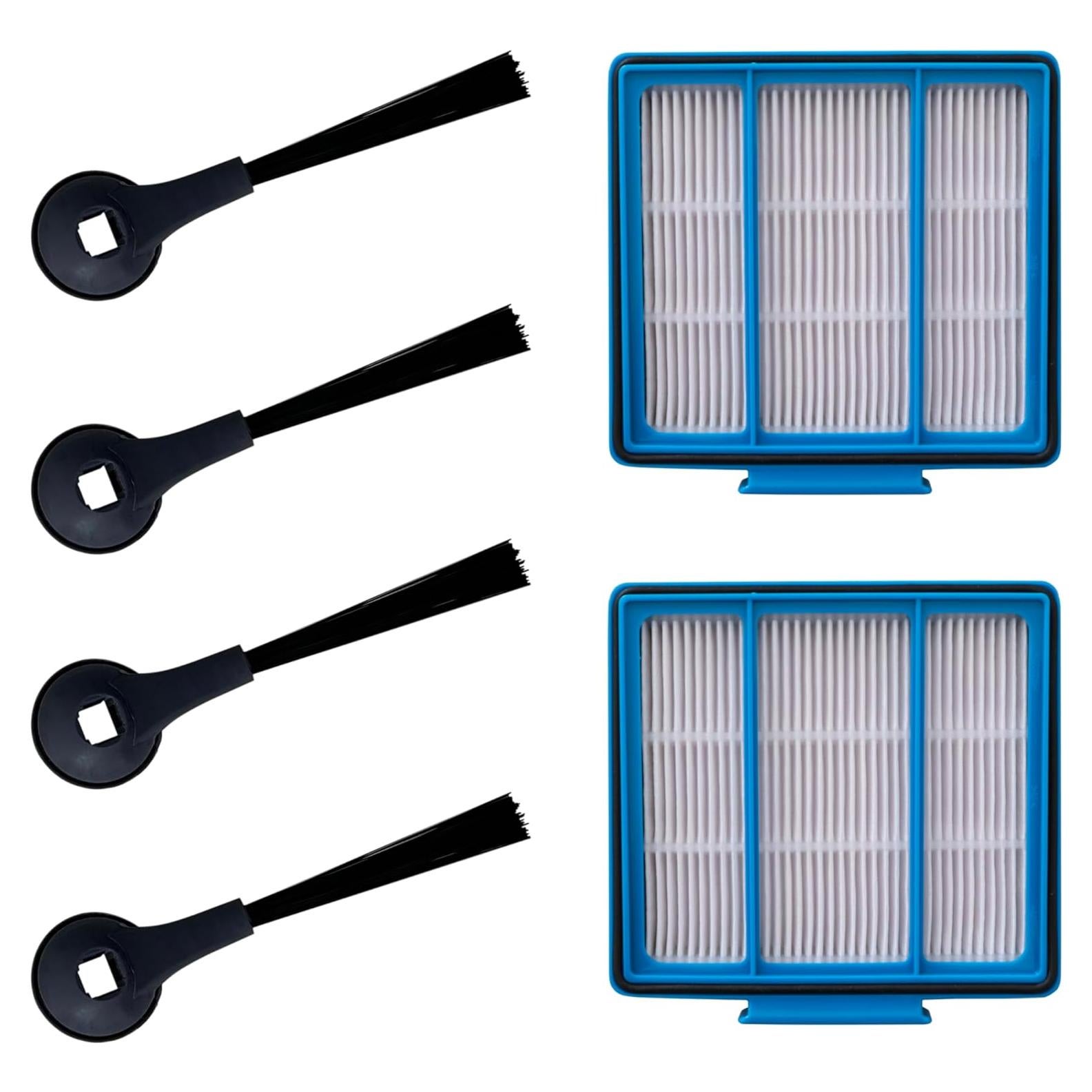 Kit de Repuestos Shark AV911S EZ IQ R101AE - 4 Cepillos y 2 Filtros HEPA