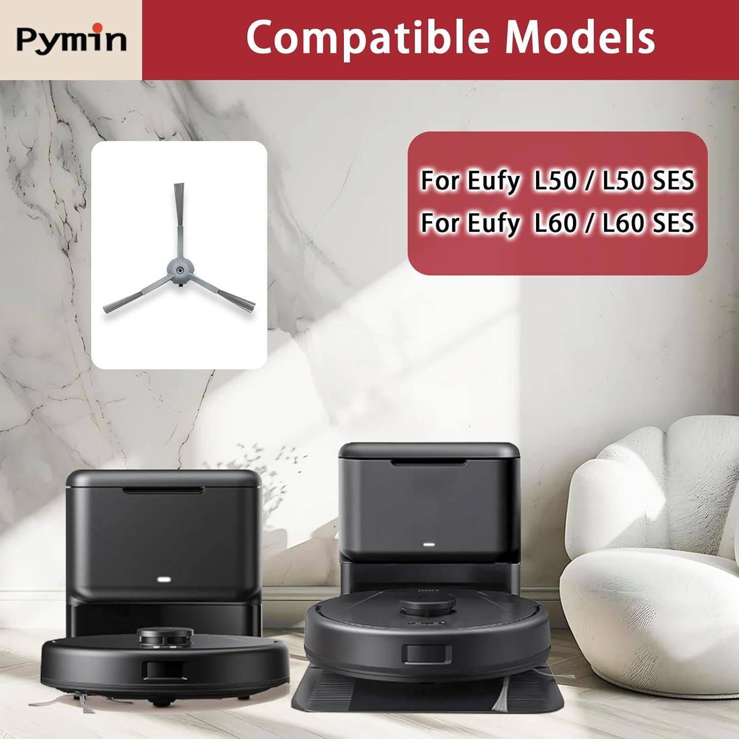 Cepillos Laterales Pymin 6 Pack para Aspiradora Eufy L60