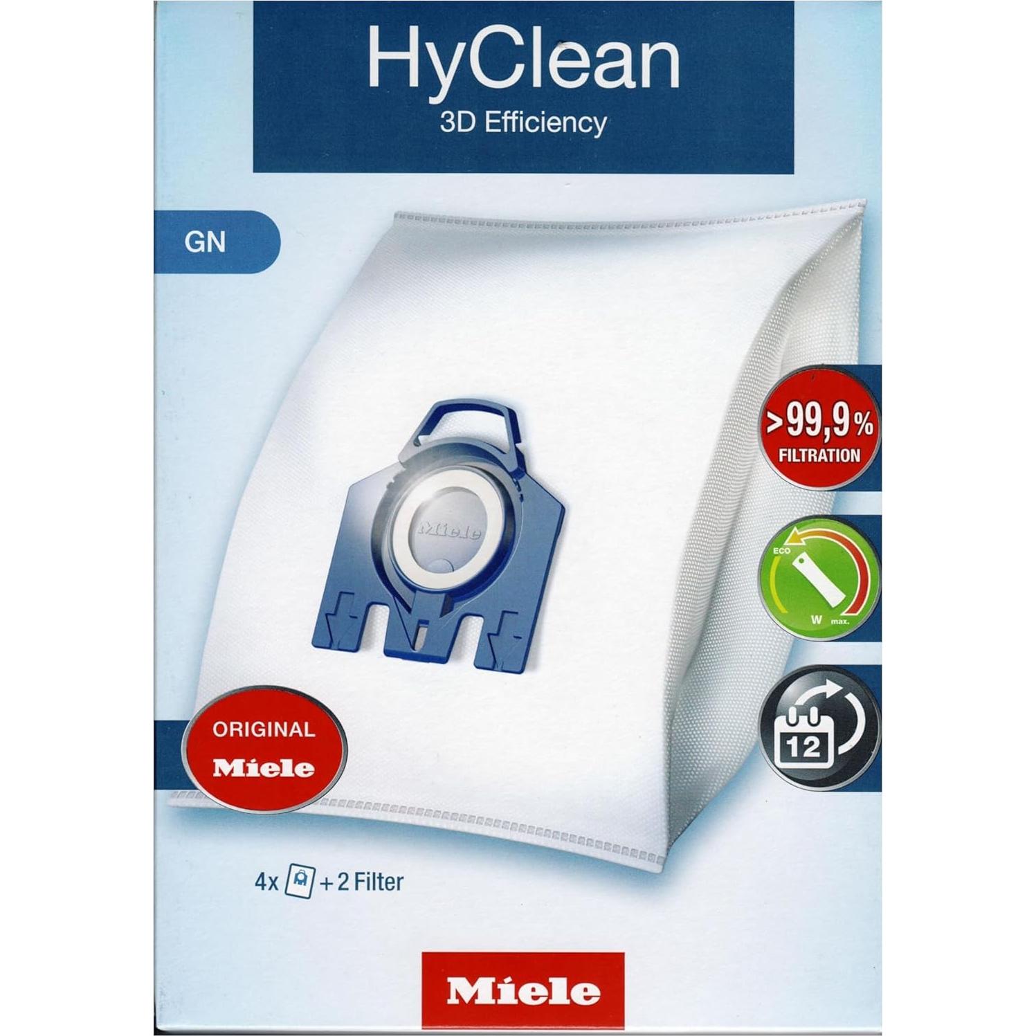 Bolsas de Microfibra Miele HyClean 3D GN para Aspiradoras