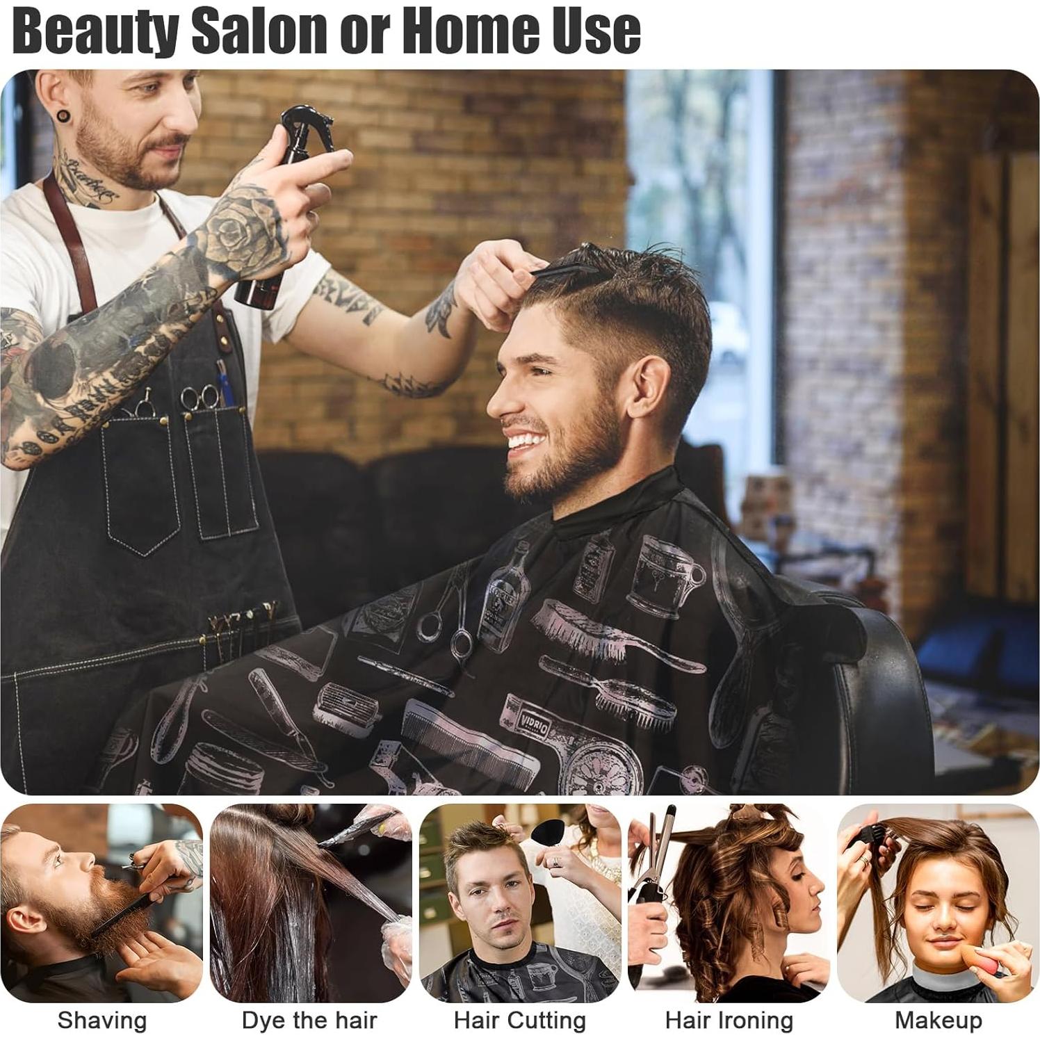 Capa de Corte NICEMOVIC 10 en 1 con Accesorios de Barbero