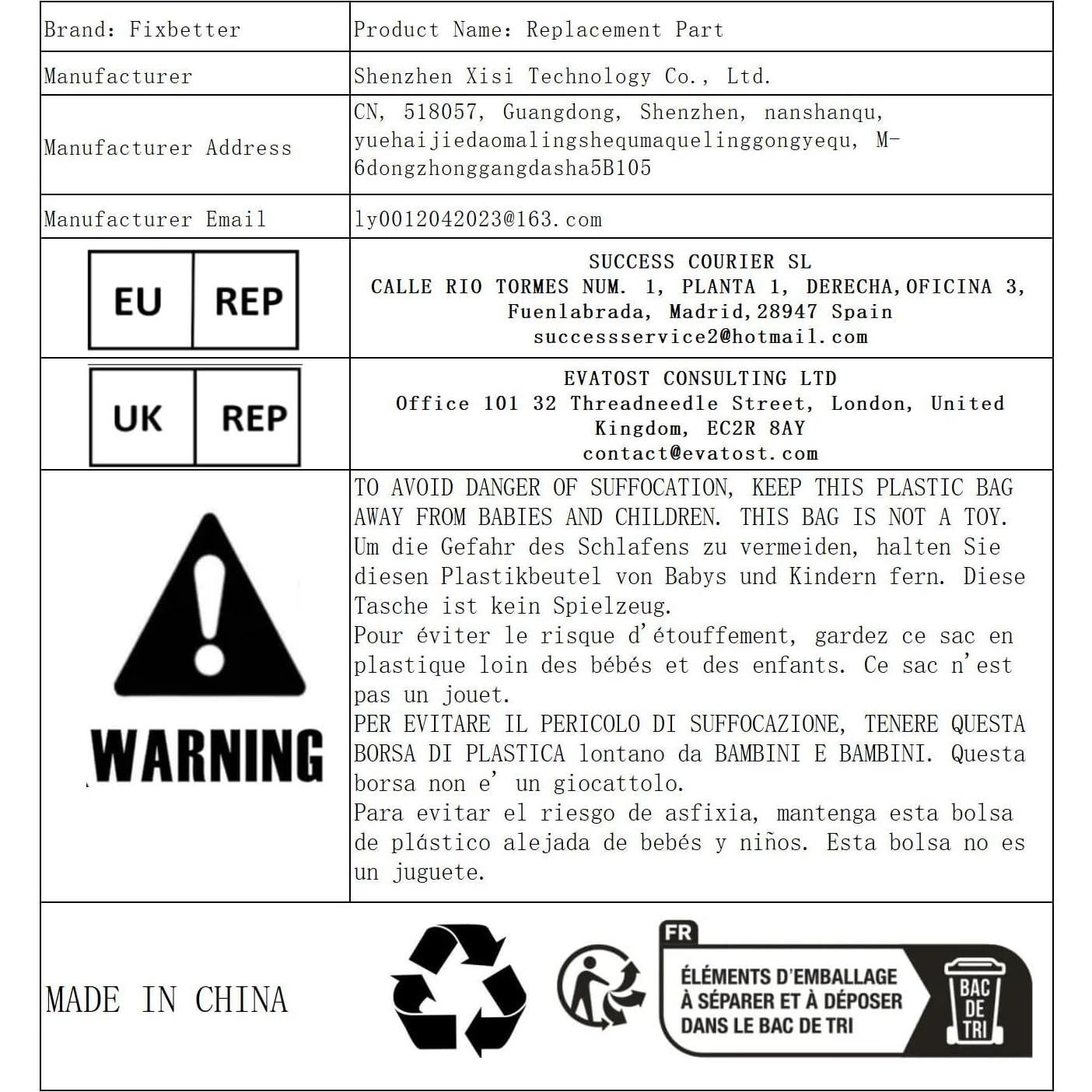 6 Paños de Mopa Repuestos para Aspiradora Robot Shark AV2800