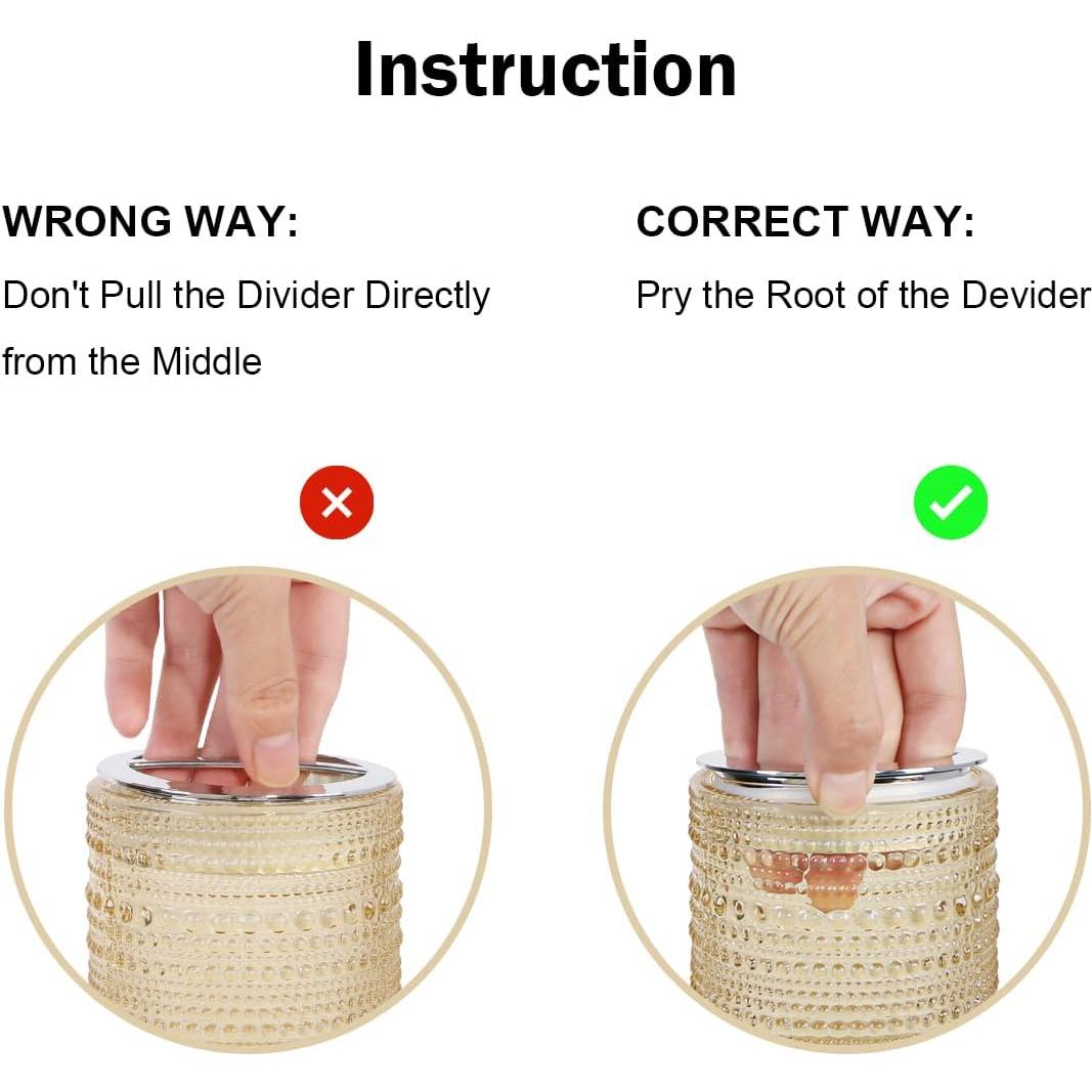 Soporte de Cepillo de Dientes Tonxus Ámbar de Vidrio 295ml