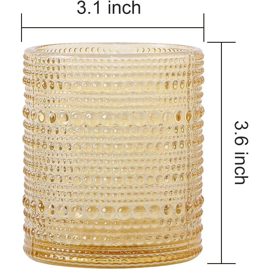 Soporte de Cepillo de Dientes Tonxus Ámbar de Vidrio 295ml