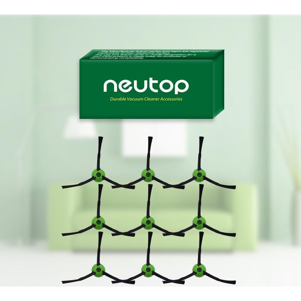 Cepillos Laterales Neutop para iRobot Roomba e/i/j - 9 Piezas