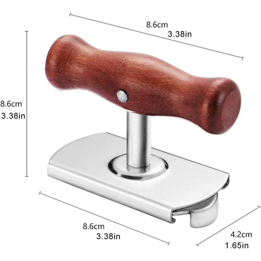 Abre frascos ajustable JOMIHONEY con mango de madera 2.54-10.16 cm