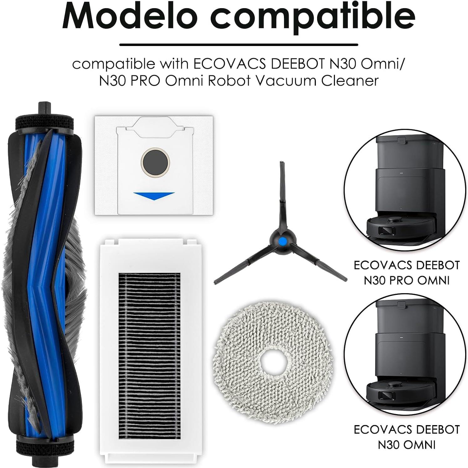 Kit de Accesorios 10 Piezas para ECOVACS DEEBOT N30 Omni