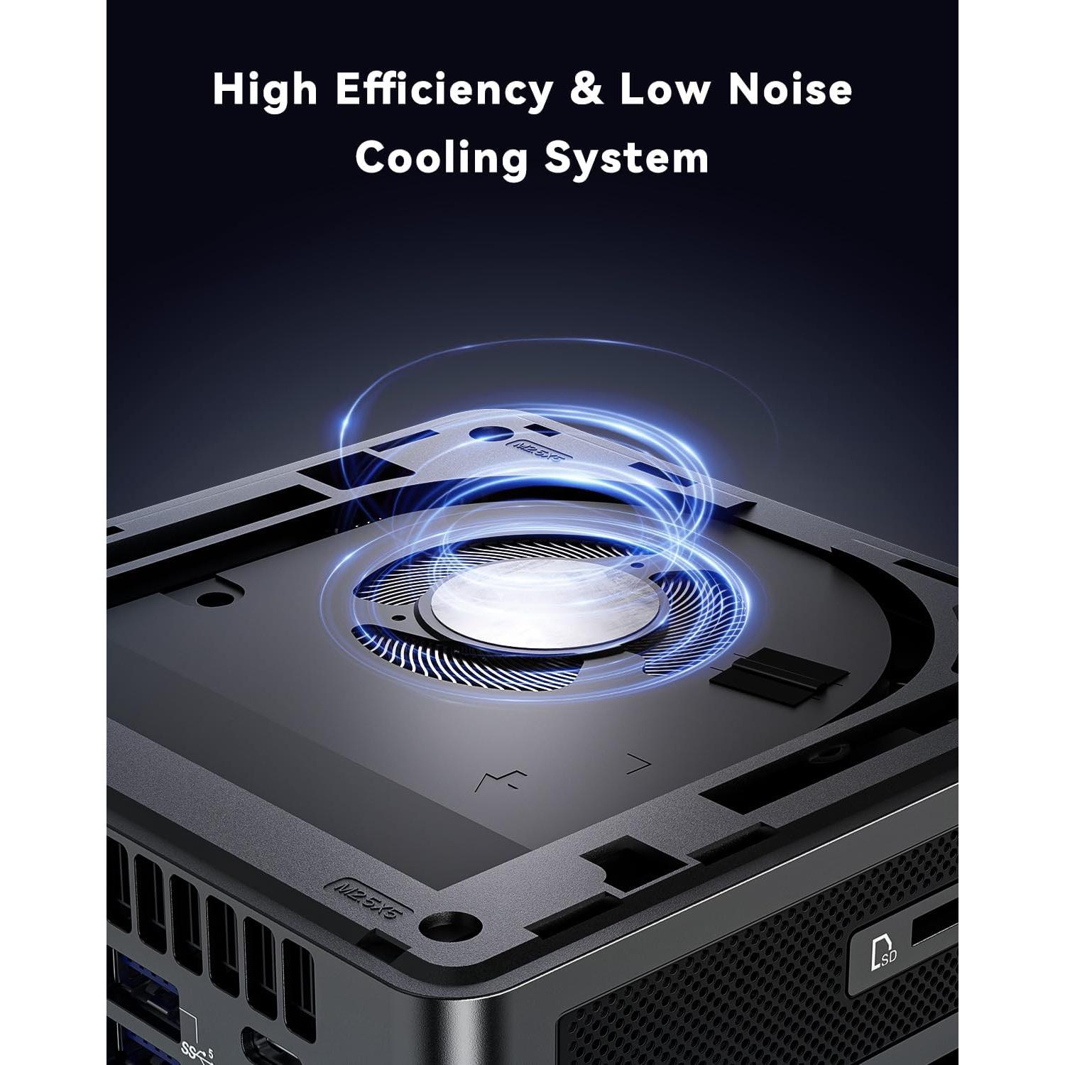 GEEKOM Mini PC Air12, Intel N100, 16GB RAM, 512GB SSD