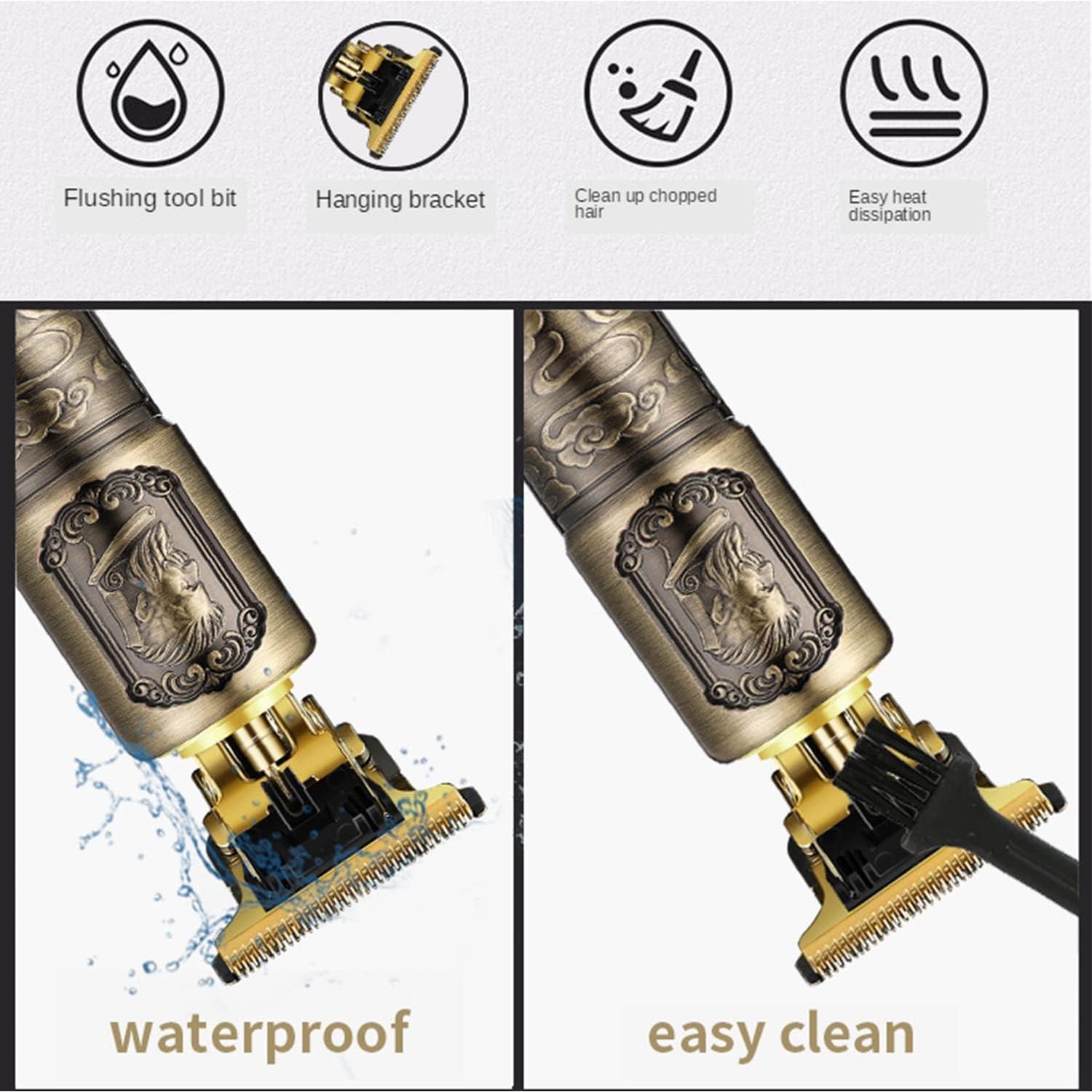 Cortadora de Cabello Inalámbrica Hilandkom LCD 7500 RPM